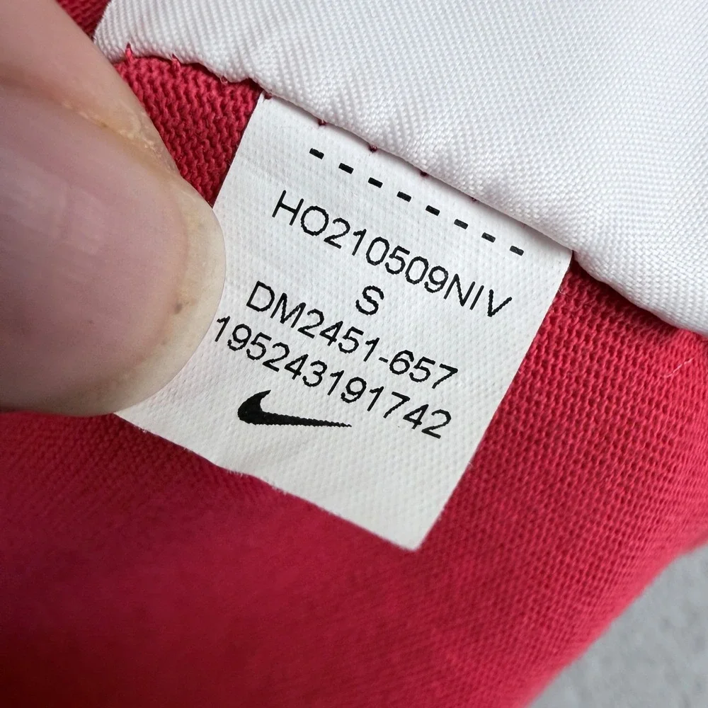Nike Giannis Freak Long Sleeve Shirt Mens Small Red Graphic Tee DM2451-657